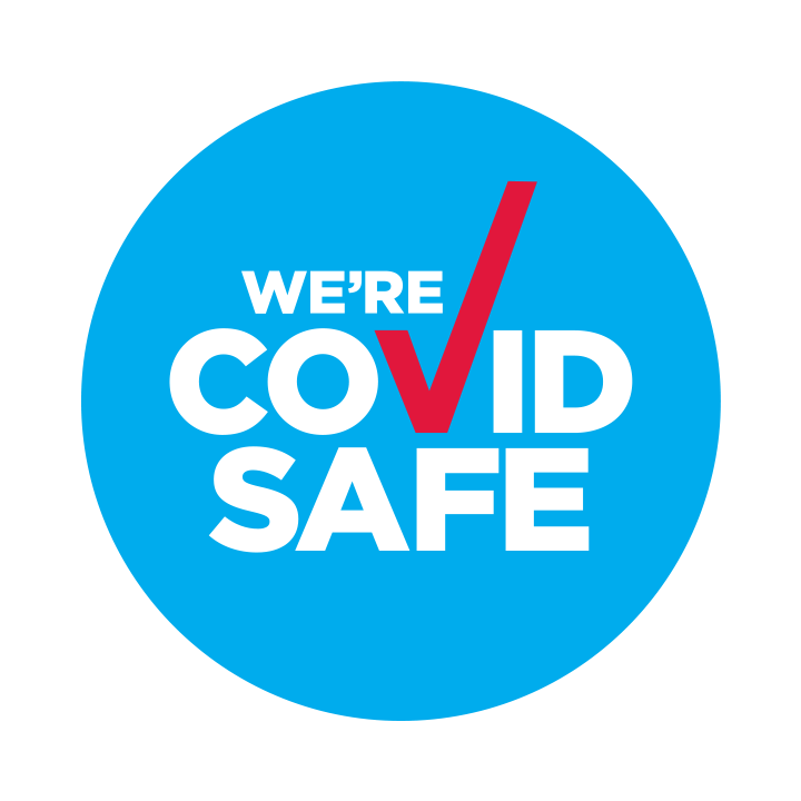 We're Covid Safe tick
